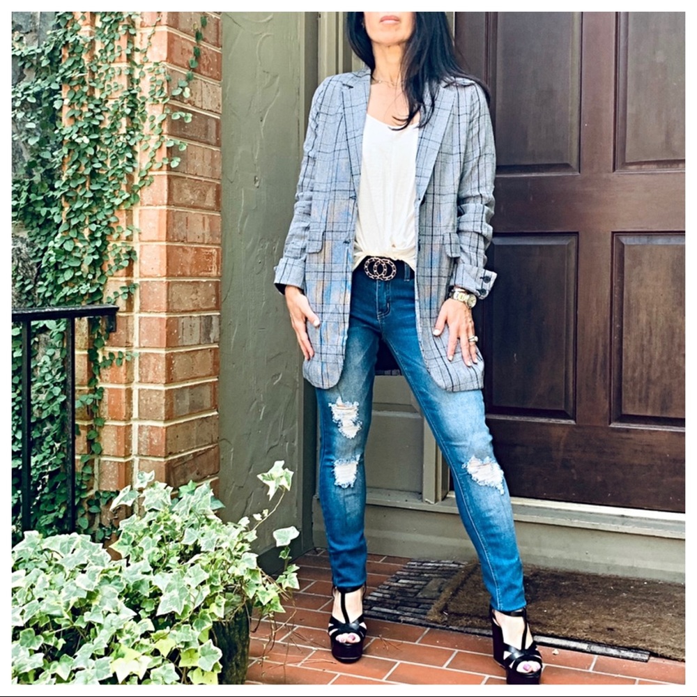 ✨LAST ONES✨Must Have! Plaid Chic blazer - Picture 5 of 8